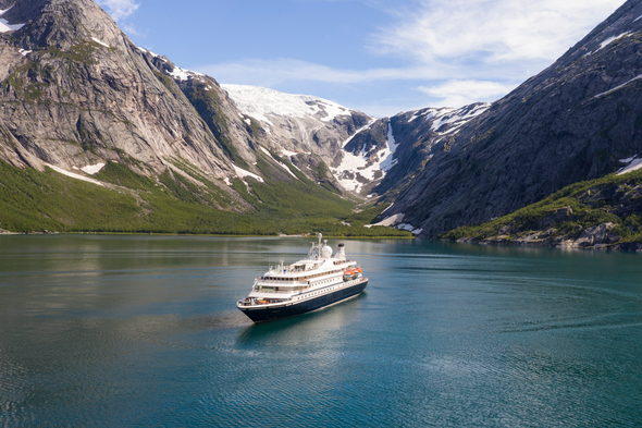 SeaDream Yacht Club in Norway, summer 2020