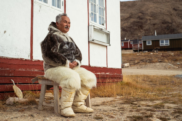 Local man in Qaanaq, Greenland
