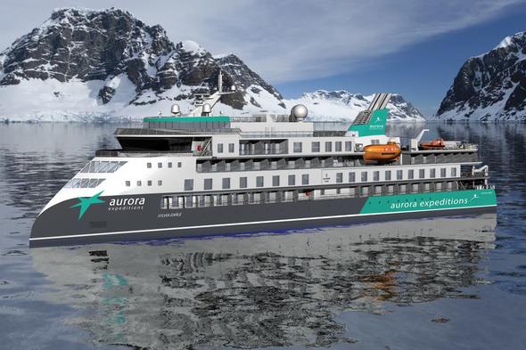 Rendering of Aurora Expeditions' Sylvia Earle