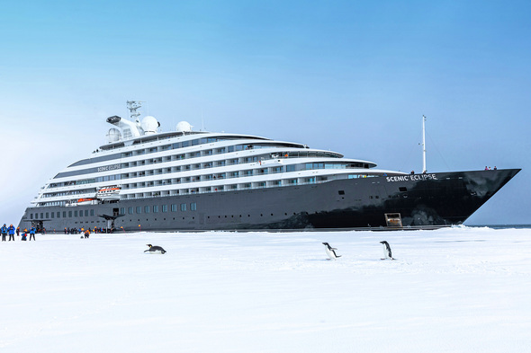 Scenic Eclipse in Antarctica