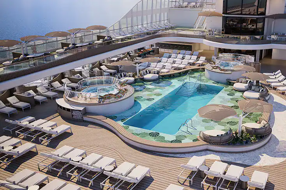 Oceania Vista - Pool deck