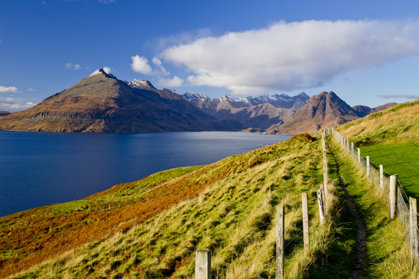 Loch Scavaig and the Cuilin Mountains, Isle of Skye