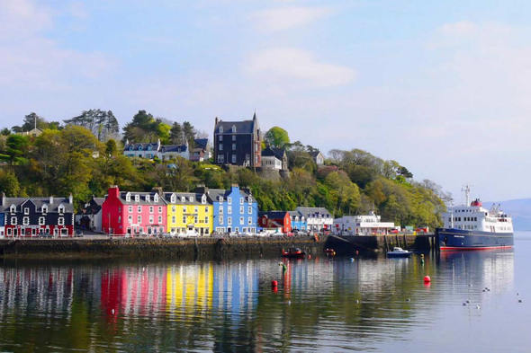 Hebridean Princess in Tobermory, Scotland