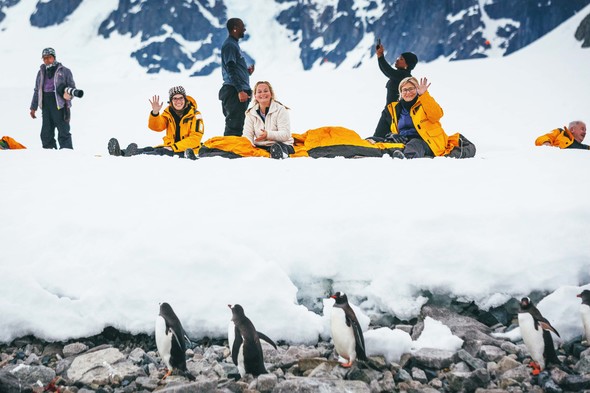 Camping on the ice in Antarctica with Quark Expeditions