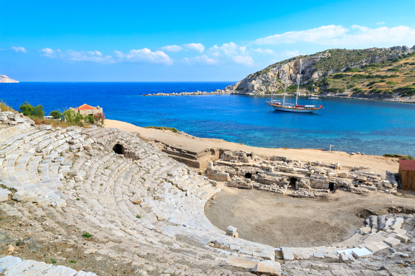 Amphitheatre in Knidos, Turkey
