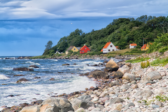 Houses on Bornholm, Denmark