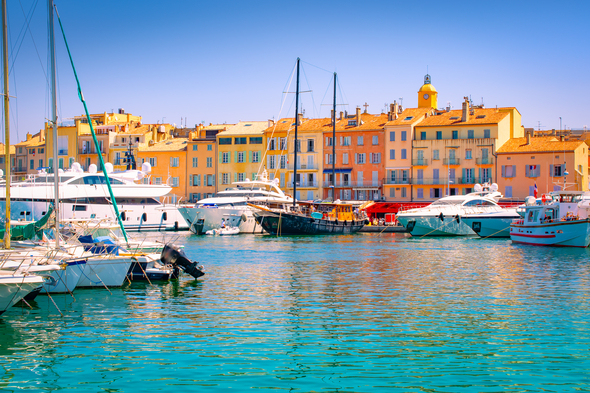 Saint-Tropez harbour, France