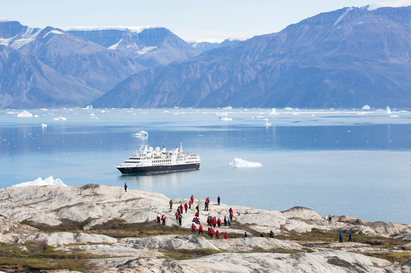 Silversea Expeditions - Silver Explorer in Scoresby Sound, Greenland