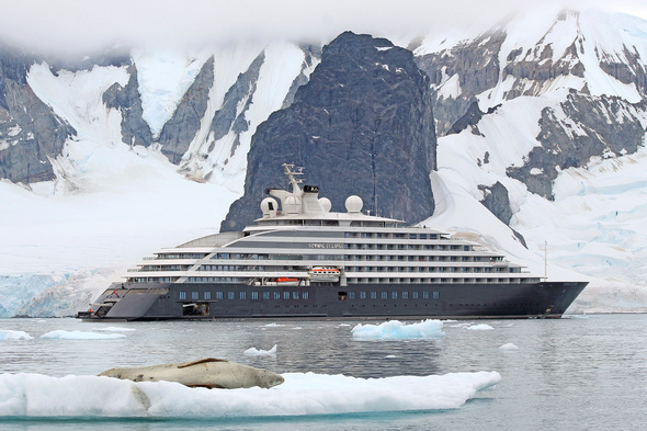 Scenic Eclipse in Antarctica