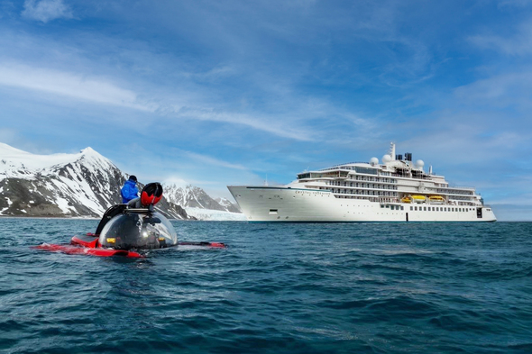 Crystal Endeavor in Antarctica