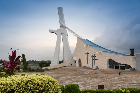 St Paul's Cathedral in Abidjan, Cote d'Ivoire