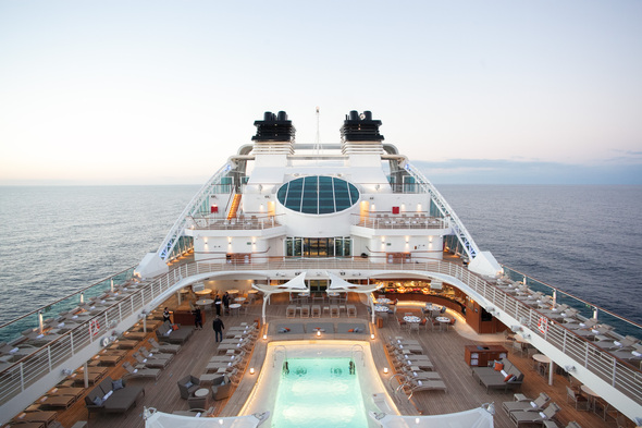 Seabourn Encore at sea