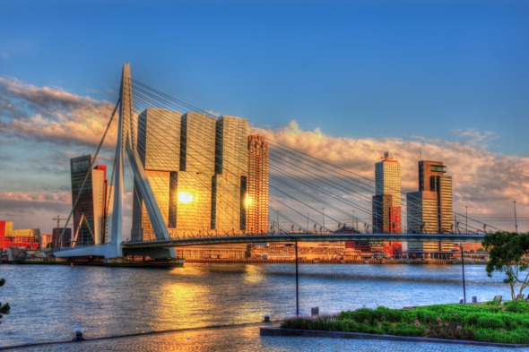 View of Rotterdam, Netherlands