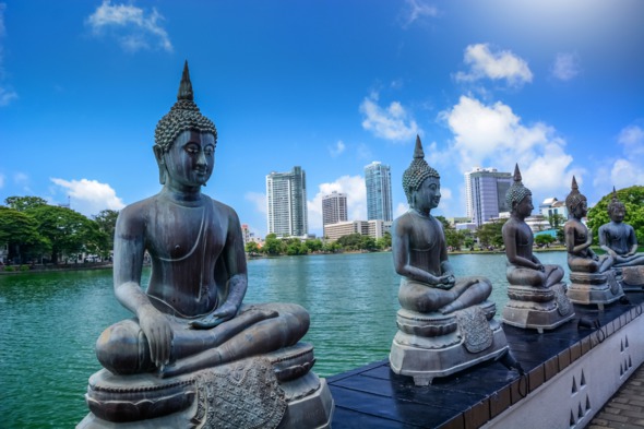 Temple in Colombo, Sri Lanka