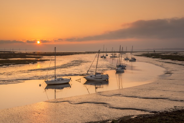 Hurst Spit near Southampton, UK