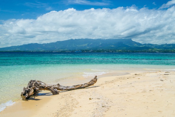 Desert island off the coast of Lautoka, Fiji