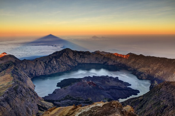 Sunrise over Mount Rinjani, Lombok