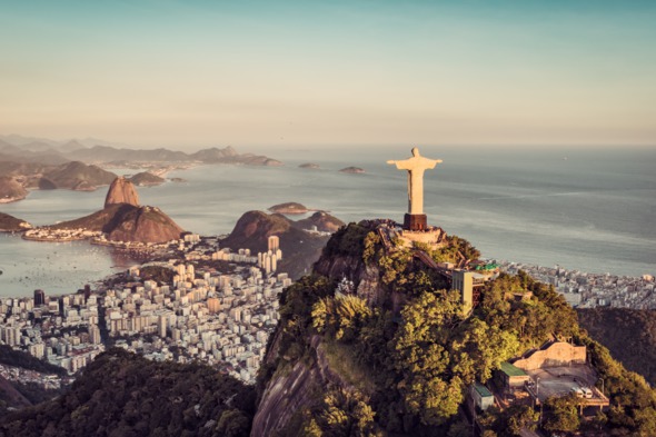 Christ the Redeemer statue in Rio de Janeiro, Brazil