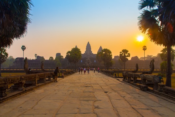 Sunrise over Angkor Wat, Cambodia