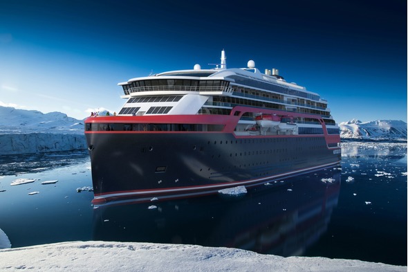 Hurtigruten's MS Roald Amundsen, one of the expedition cruise ships of the future