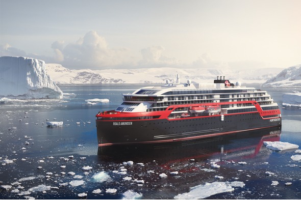 Hurtigruten - MS Roald Amundsen in Antarctica