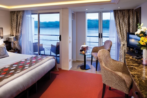 AmaWaterways - AmaPrima twin balcony stateroom