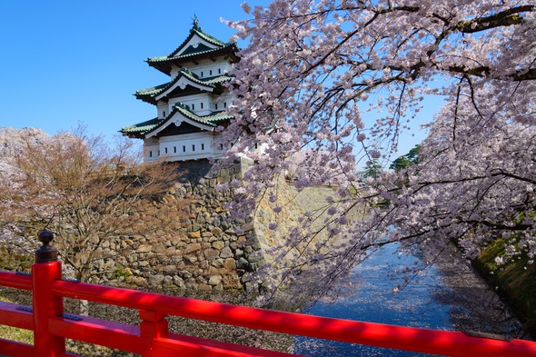 Hirosaki castle, Aomori, Japan