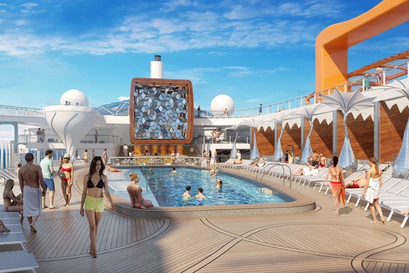 Celebrity Edge - Pool deck