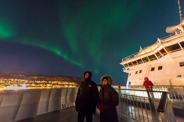 Northern Lights - Hurtigruten cruise