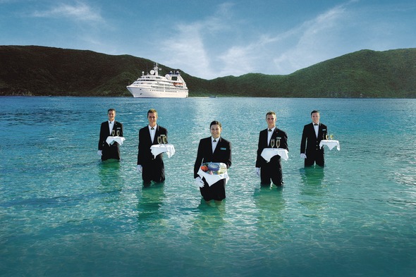 Seabourn - Caviar in the surf