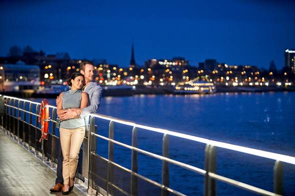 Couple on deck on Crystal Rhine river cruise