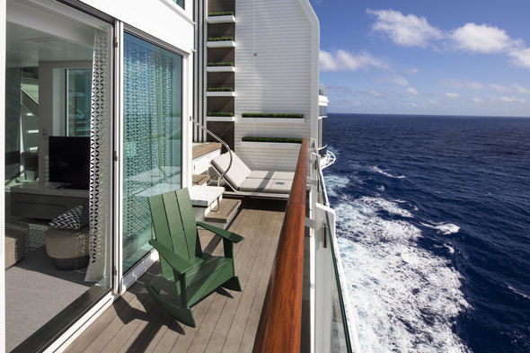 Celebrity Edge - Edge Villa balcony