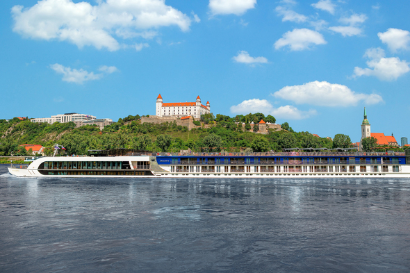 AmaWaterways AmaCerto on the Danube in Bratislava - Read our review to find out more