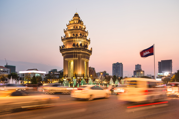 Independence Monument in Phnom Penh, Cambodia