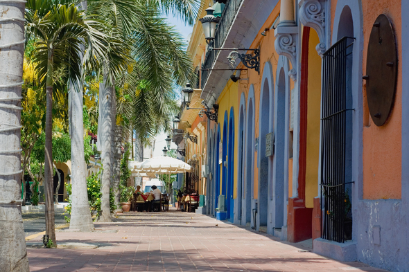 Buildings in Mazatlán, Mexico