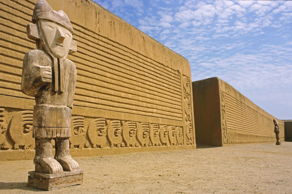 Ruins of Chan Chan near Trujillo, Peru