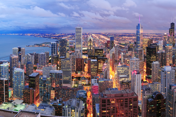 Chicago skyline, USA