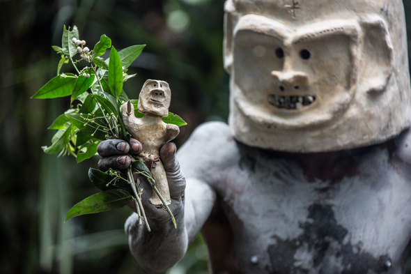 Mudman in Papua New Guinea