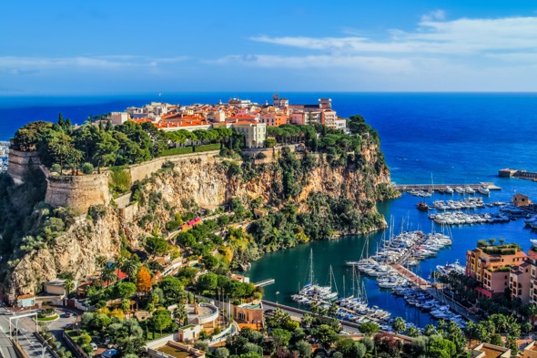 Aerial view of Monte Carlo