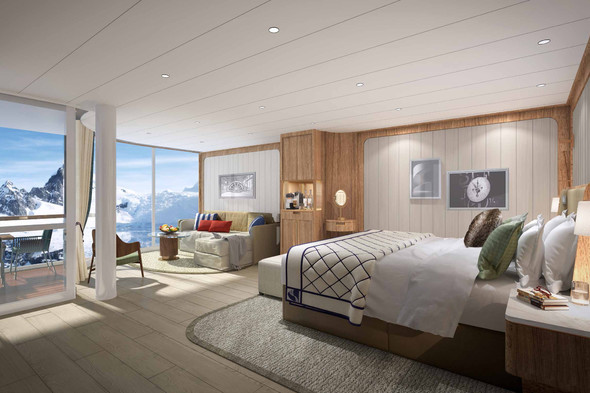 Seabourn Venture preview - Panorama Suite artist's impression