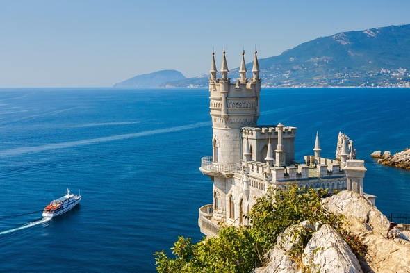 Swallow's Nest Castle in Yalta, Crimea