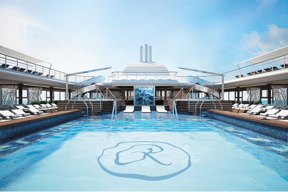 Regent Seven Seas Splendor - Main Pool