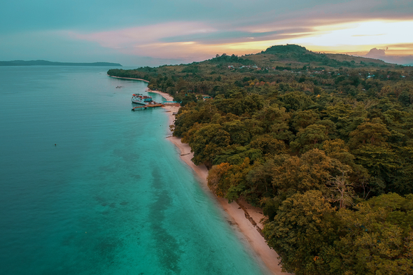 Liang beach, Ambon, Indonesia