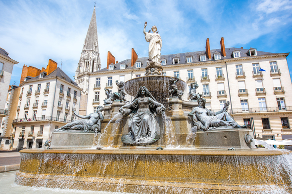 Royal Square in Nantes, France