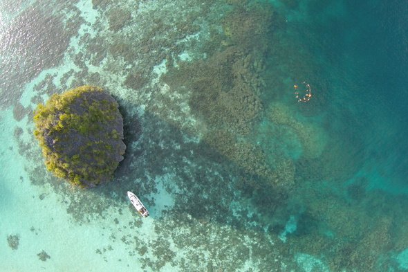 Aerial view of Wayag, Raja Ampat, Indonesia