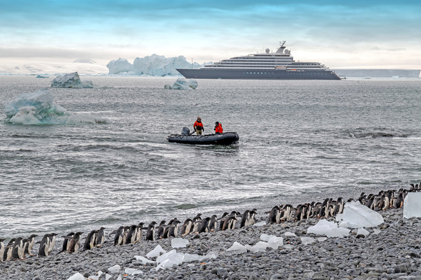 Scenic Eclipse at Brown Bluff, Antarctica