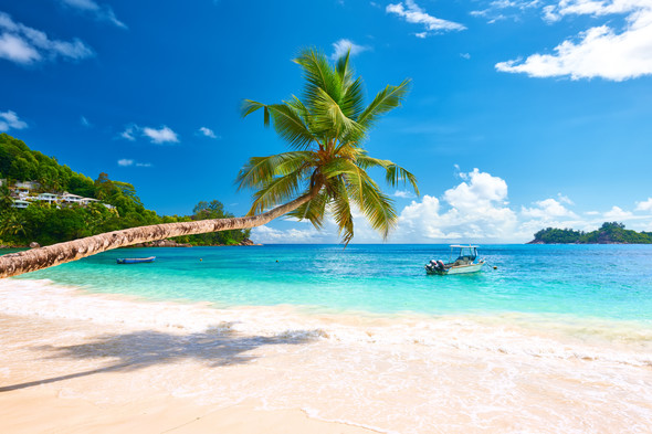 Beach on Mahé, Seychelles