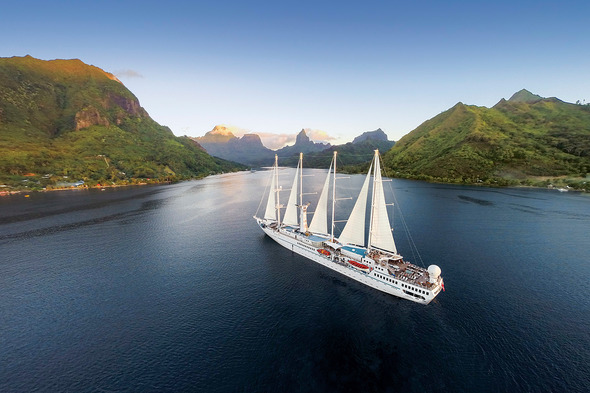 Windstar in Moorea - Read our article to find out why a cruise is the best holiday choice post-coronavirus