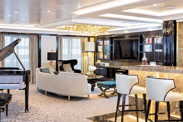 Regent Seven Seas Explorer, one of the world's most luxurious cruise ships