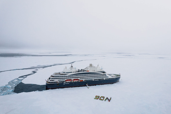 Ponant - Le Commandant Charcot at the North Pole